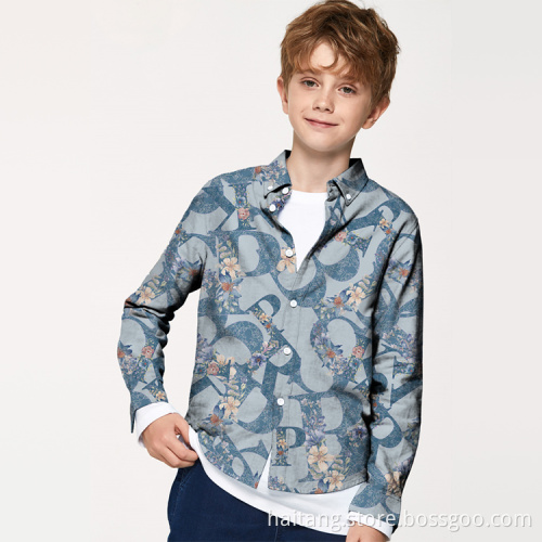 Shirt Cloth Material Digital Textile Printing Calico Cloth